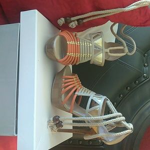 Flamingo Multi color WILD high heeled shoes